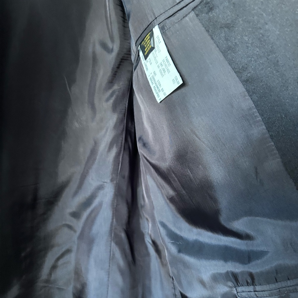Donna Karan Signature 100% Cashmere Blazer Made in Italy BlackTailored Fit - Picture 7 of 9